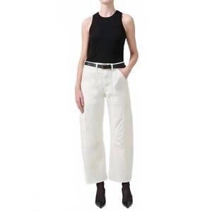 NEW CITIZENS OF HUMANITY marcelle low slung easy cargo corduroy pant in pashmina